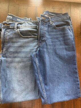 SONOMA Relaxed Fit & Regular Men's Jeans Size 32x32  2 pairs Like New